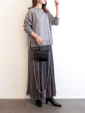 「cava cava（サヴァサヴァ）のアイテム」を使った、haushinkaさん（レディース・157cm）の秋コーディネート