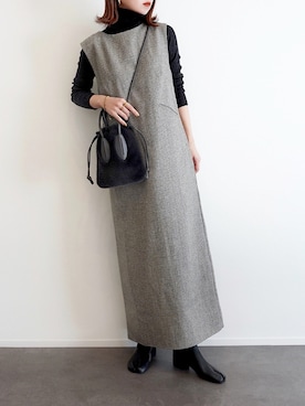 「Manon's Selection（マノンズセレクション）のアイテム（アクセサリー）」を使った、haushinkaさん（レディース・157cm）の冬コーディネート