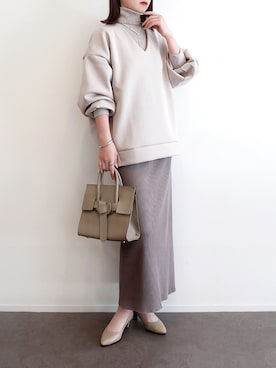 「Noble（ノーブル）のアイテム」を使った、haushinkaさん（レディース・157cm）の冬コーディネート