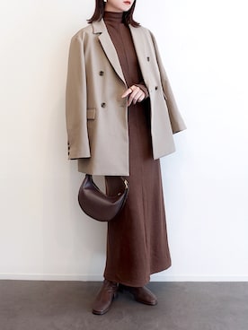 haushinkaさん(レディース・157cm)の冬コーディネート