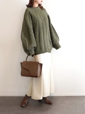 haushinkaさん（レディース・157cm）の冬コーディネート