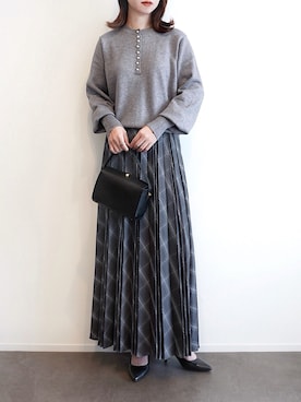 「アイテム（リング）」を使った、haushinkaさん（レディース・157cm）の秋コーディネート