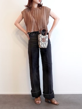 「levis」｜haushinkaさん（レディース・157cm）の夏コーディネート