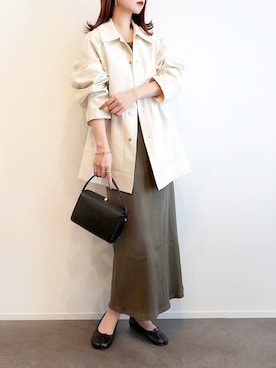 「アイテム（ブレスレット）」を使った、haushinkaさん（レディース・157cm）の春コーディネート