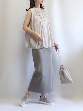 「Lucida（ルシーダ）のアイテム」を使った、haushinkaさん（レディース・157cm）の夏コーディネート