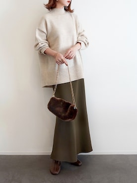 「CENE」｜haushinkaさん（レディース・157cm）の冬コーディネート