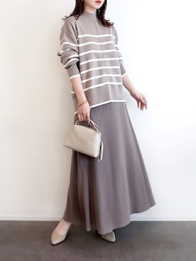 「アイテム（ブレスレット）」を使った、haushinkaさん（レディース・157cm）の冬コーディネート