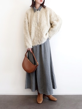 「LE TALON（ルタロン）のアイテム」を使った、haushinkaさん（レディース・157cm）の冬コーディネート