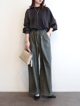 「CENE（セネ）のアイテム」を使った、haushinkaさん（レディース・157cm）の春コーディネート