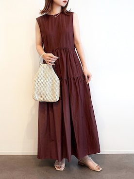 「CATERINA BERTINI（カテリーナベルティーニ）のアイテム」を使った、haushinkaさん（レディース・157cm）の夏コーディネート