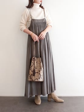 「CENE」｜haushinkaさん（レディース・157cm）の冬コーディネート