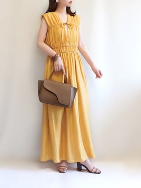 「NATURAL BEAUTY BASIC（ナチュラルビューティーベーシック）のアイテム」を使った、haushinkaさん（レディース・157cm）の夏コーディネート