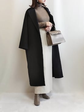 「MILOS（ミロス）のアイテム」を使った、haushinkaさん（レディース・157cm）の冬コーディネート