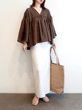 「LE TALON（ルタロン）のアイテム」を使った、haushinkaさん（レディース・157cm）の夏コーディネート