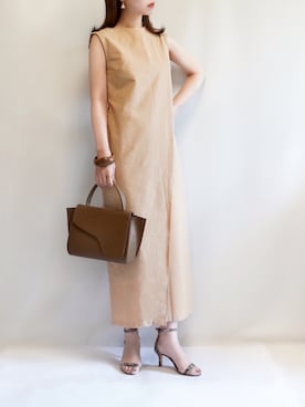 「ecrire×haushinka」｜haushinkaさん（レディース・157cm）の春コーディネート