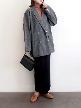 「UR'S（ユアーズ）のアイテム」を使った、haushinkaさん（レディース・157cm）の冬コーディネート