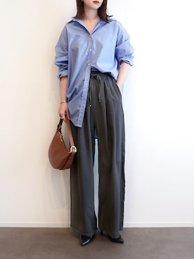「menue（メヌエ）のアイテム」を使った、haushinkaさん（レディース・157cm）の夏コーディネート