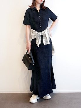 「GeeRA（ジーラ）のアイテム」を使った、haushinkaさん（レディース・157cm）の春コーディネート