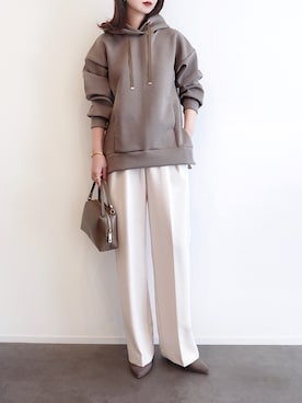 「アイテム（アクセサリー）」を使った、haushinkaさん（レディース・157cm）の秋コーディネート