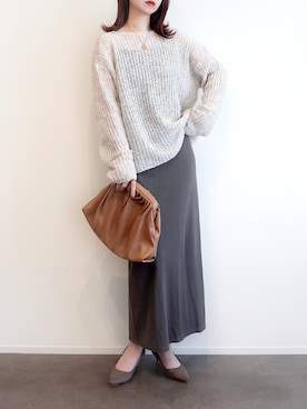 「アイテム（ワンピース/ドレス）」を使った、haushinkaさん（レディース・157cm）の秋コーディネート