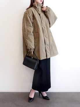 「アイテム（パンプス）」を使った、haushinkaさん（レディース・157cm）の冬コーディネート