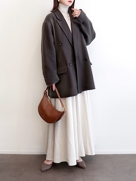 「Noble（ノーブル）のアイテム」を使った、haushinkaさん（レディース・157cm）の冬コーディネート