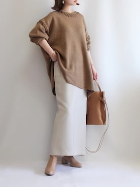 「URBAN RESEARCH Sonny Label（アーバンリサーチサニーレーベル）のアイテム（ブーツ）」を使った、haushinkaさん（レディース・157cm）の秋コーディネート