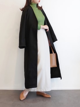 「ISOOK（アイスー）のアイテム」を使った、haushinkaさん（レディース・157cm）の秋コーディネート