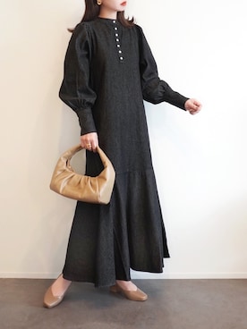 「rectangle（レクタングル）のアイテム」を使った、haushinkaさん（レディース・157cm）の秋コーディネート