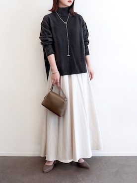 「Noble（ノーブル）のアイテム」を使った、haushinkaさん（レディース・157cm）の冬コーディネート