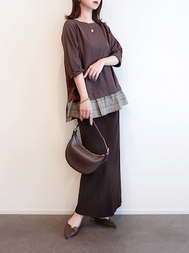 「アイテム（イヤリング）」を使った、haushinkaさん（レディース・157cm）の夏コーディネート
