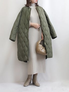 「Rouge vif（ルージュヴィフ）のアイテム」を使った、haushinkaさん（レディース・157cm）の冬コーディネート