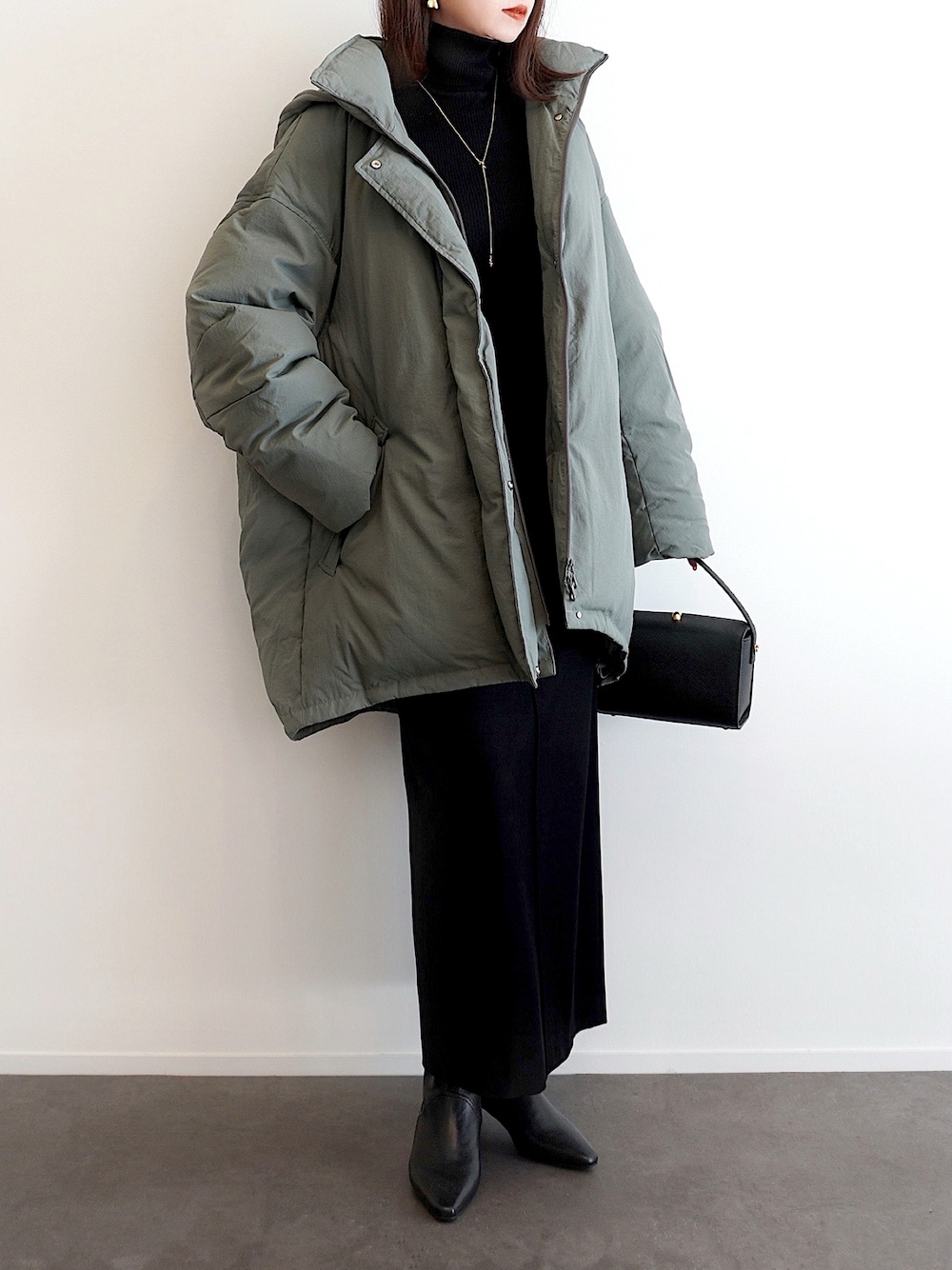 【RONEL 】ミリタリーダウンジャケット グリーン RONEL（ロネル）の「【VERY12月号掲載】ミリタリーダウンジャケット