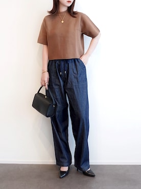 「アイテム（リング）」を使った、haushinkaさん（レディース・157cm）の秋コーディネート
