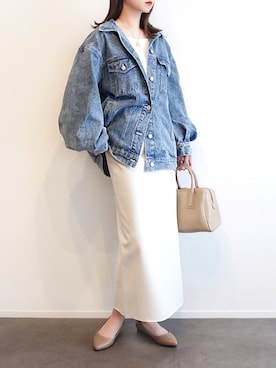 「reca（レカ）のアイテム（ジャケット/アウター）」を使った、haushinkaさん（レディース・157cm）の冬コーディネート