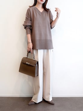 「menue（メヌエ）のアイテム」を使った、haushinkaさん（レディース・157cm）の秋コーディネート