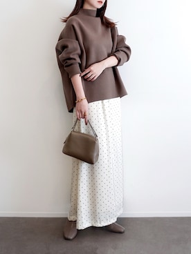 「アイテム（ブレスレット）」を使った、haushinkaさん（レディース・157cm）の冬コーディネート