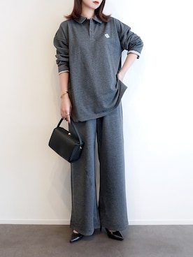 「アイテム（バングル/リストバンド）」を使った、haushinkaさん（レディース・157cm）の秋コーディネート