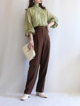 「TOFF&LOADSTONE（トフアンドロードストーン）のアイテム」を使った、haushinkaさん（レディース・157cm）の秋コーディネート