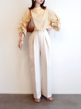 「アイテム（リング）」を使った、haushinkaさん（レディース・157cm）の秋コーディネート