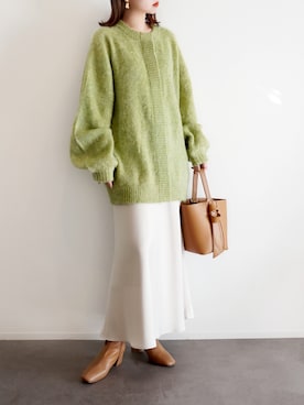 「ISOOK（アイスー）のアイテム」を使った、haushinkaさん（レディース・157cm）の冬コーディネート