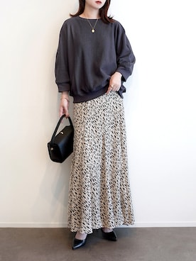 「アイテム（リング）」を使った、haushinkaさん（レディース・157cm）の秋コーディネート