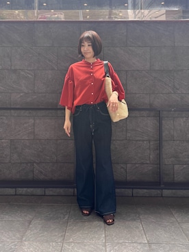 「URBAN RESEARCH ROSSO WOMEN（アーバンリサーチ　ロッソ）のアイテム（バッグ）」を使った、ERIさん（レディース・158cm）の春コーディネート
