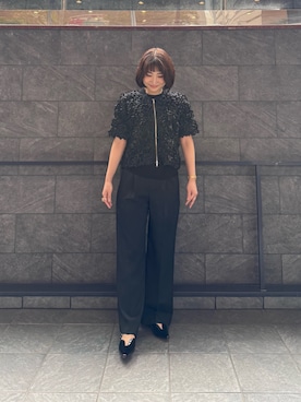 「URBAN RESEARCH ROSSO(アーバンリサーチロッソ)のHENRI EN VARGO KATE(その他シューズ、ブラック系)」を使った、ERIさん(レディース・158cm)の春コーディネート