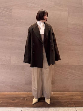 「URBAN RESEARCH ROSSO WOMEN（アーバンリサーチ　ロッソ）のアイテム」を使った、ERIさん（レディース・158cm）の冬コーディネート