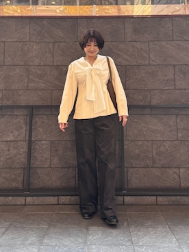 「URBAN RESEARCH ROSSO WOMEN（アーバンリサーチ　ロッソ）のアイテム」を使った、ERIさん（レディース・158cm）の秋コーディネート