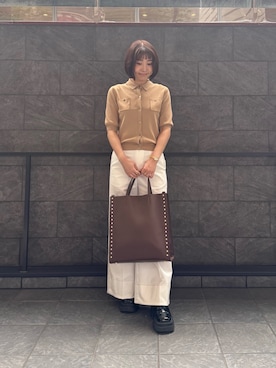 「URBAN RESEARCH ROSSO WOMEN（アーバンリサーチ　ロッソ）のアイテム（パンツ）」を使った、ERIさん（レディース・158cm）の春コーディネート