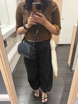「A.P.C.（アーペーセー）のアイテム」を使った、ハルカさん（レディース・158cm）の夏コーディネート