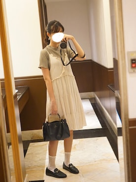 「CLATHAS（クレイサス）のアイテム」を使った、JCさん（レディース・168cm）の秋コーディネート