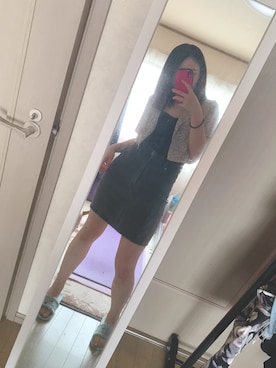 「ANAP（アナップ）のアイテム（その他アウター）」を使った、ゆうみんさん（レディース・165cm）の夏コーディネート
